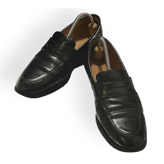 リーガル(REGAL)のREGAL ブラック Uチップ ローファー リーガル 革靴 コインローファー(ドレス/ビジネス)