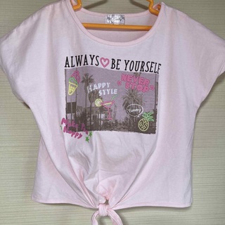 マザウェイズ(motherways)のmotherways  140センチ　半袖Tシャツ　ピンク(Tシャツ/カットソー)