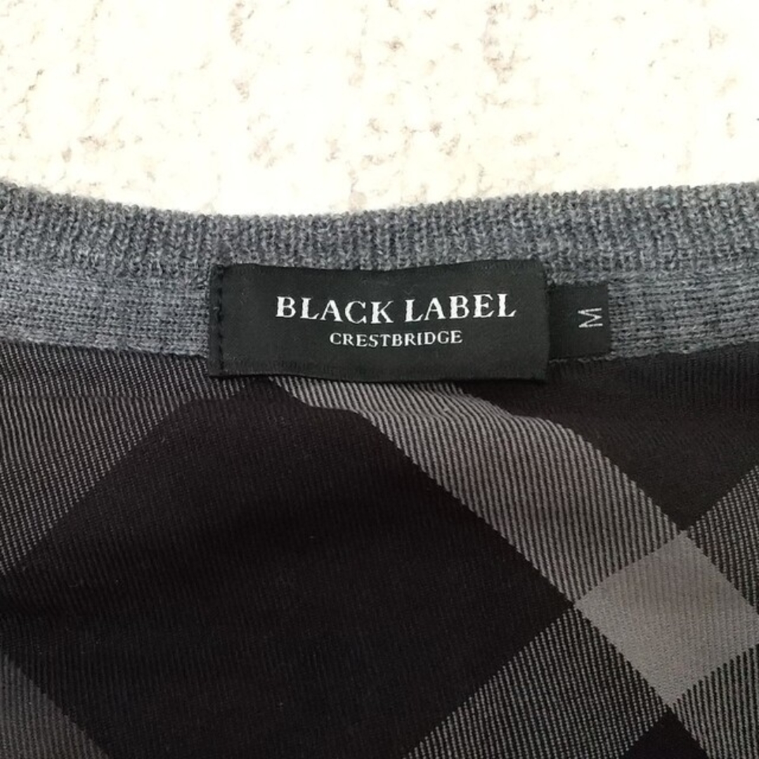 BLACK LABEL CRESTBRIDGE(ブラックレーベルクレストブリッジ)のバーバリー　ニット　Vネック メンズのトップス(ニット/セーター)の商品写真