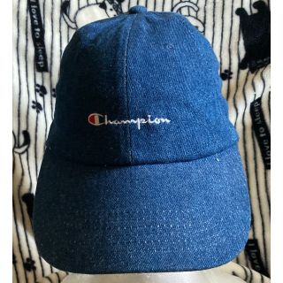 チャンピオン(Champion)の[Champion チャンピオン]濃いブルーデニムのステキなキャップCAP帽子(キャップ)