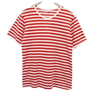 マリメッコ(marimekko)のマリメッコ ボーダー 半袖 Tシャツ S レッド系 marimekko レディース 【中古】  【230507】 メール便可(Tシャツ(半袖/袖なし))