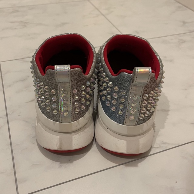 Christian Louboutin(クリスチャンルブタン)のspike sock donna glitter sneakers レディースの靴/シューズ(スニーカー)の商品写真
