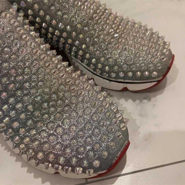 Christian Louboutin(クリスチャンルブタン)のspike sock donna glitter sneakers レディースの靴/シューズ(スニーカー)の商品写真