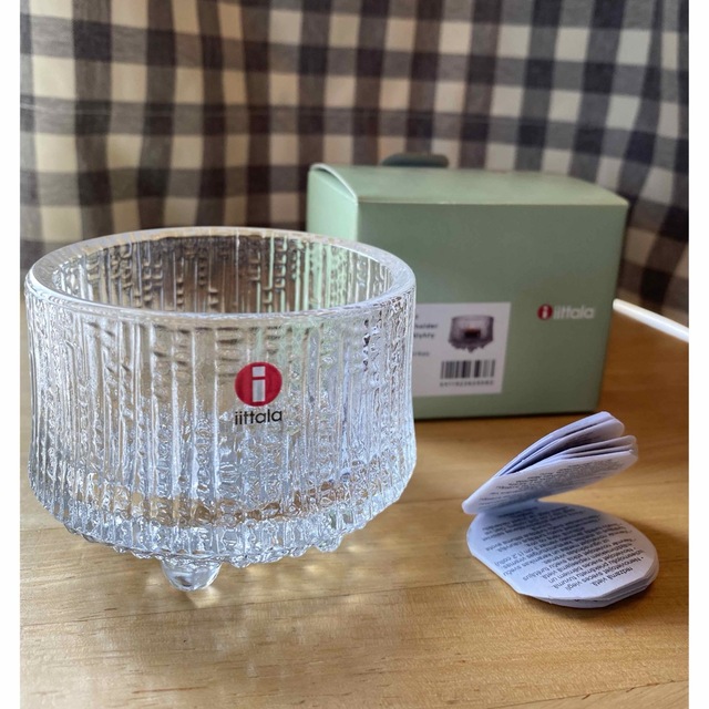 iittala(イッタラ)のiittala イッタラ ウルティマツーレ キャンドルホルダー 65mm クリア ハンドメイドのインテリア/家具(アロマ/キャンドル)の商品写真