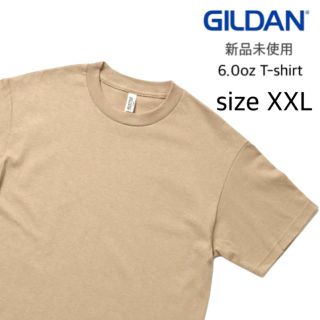 ギルタン(GILDAN)の【ギルダン】新品未使用 ウルトラコットン 無地 半袖Tシャツ ベージュ XXL(Tシャツ/カットソー(半袖/袖なし))