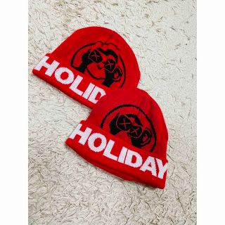 ホリデイ(holiday)のHOLIDAY ニット帽　スノボー(ニット帽/ビーニー)