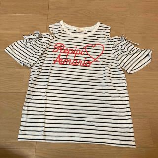 レピピアルマリオ(repipi armario)のレピピアルマリオ　ボーダーTシャツ　S(Tシャツ/カットソー)