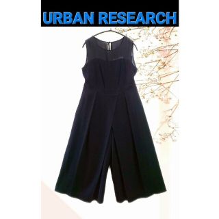 アーバンリサーチロッソ(URBAN RESEARCH ROSSO)のアーバンリサーチ ロッソ オールインワン 黒(オールインワン)