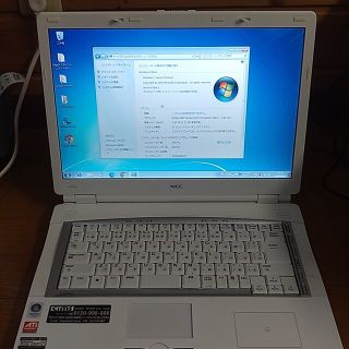 エヌイーシー(NEC)のPC-LL550/K(KG)Win7認証済み。週末のみの値下げです。(ノートPC)