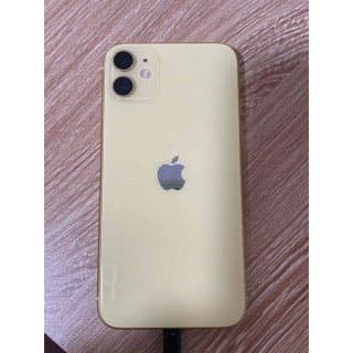 アイフォーン(iPhone)のiPhone11イエロー/64GB SIMロック解除済み(スマートフォン本体)