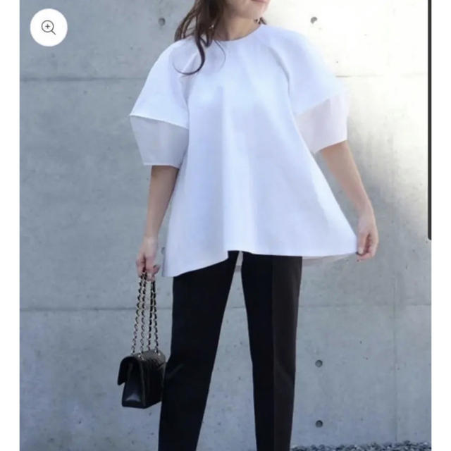 liten candy Tunic Blouse-WHITE-