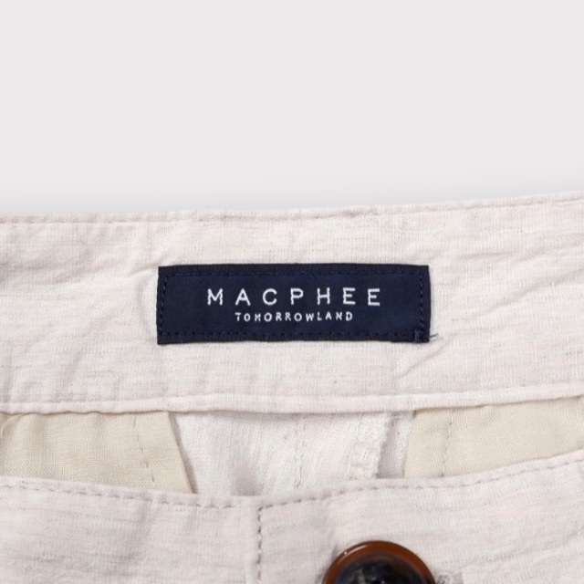 MACPHEE(マカフィー)のMACPHEE【レーヨンリネンコットン ベイカーパンツ】 レディースのパンツ(カジュアルパンツ)の商品写真