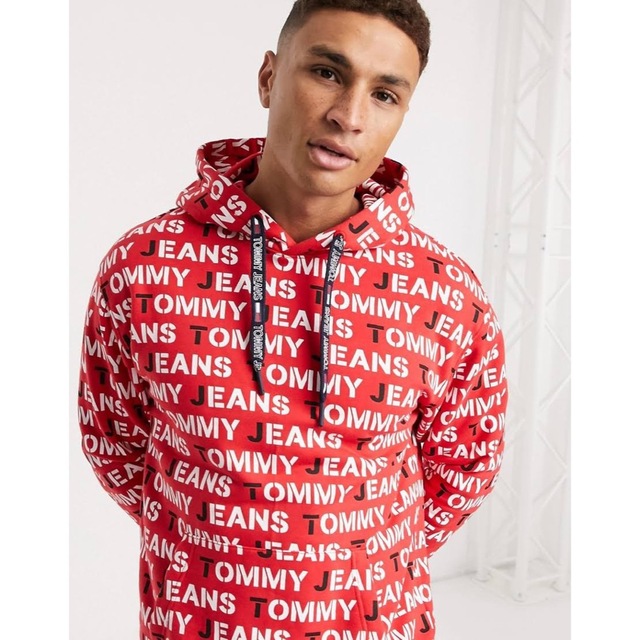 TOMMY JEANS(トミージーンズ)の【TommyJeans】フード付きトレーナー メンズのトップス(スウェット)の商品写真