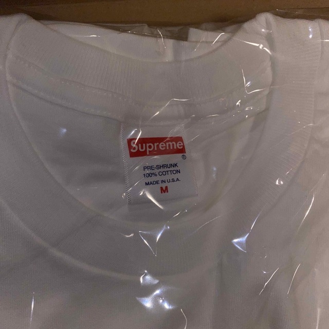 Supreme(シュプリーム)のsupreme Arabic Logo Tee 白　Mサイズ　新品未使用 メンズのトップス(Tシャツ/カットソー(半袖/袖なし))の商品写真