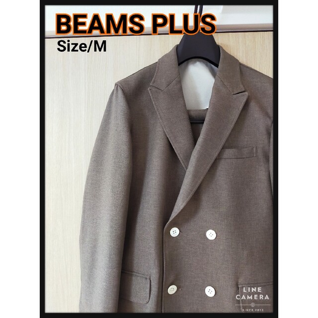 タグ付き BEAMS PLUS ダブル セットアップ ワイドパンツ サージ