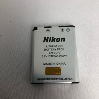 ニコン(Nikon)のEN-EL19 NIkon ニコン 純正品 中古美品(バッテリー/充電器)