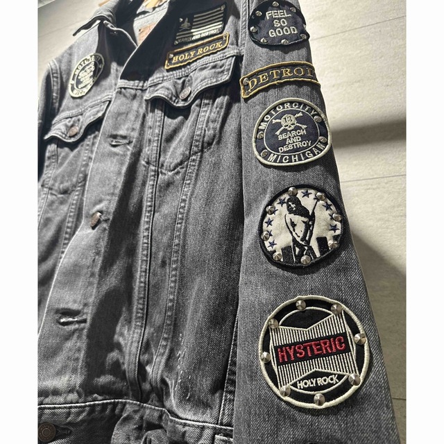 HYSTERIC GLAMOUR(ヒステリックグラマー)のヒステリックグラマー　　ロッカーズ　Gジャン　デニムジャケット　スタッズ メンズのジャケット/アウター(Gジャン/デニムジャケット)の商品写真