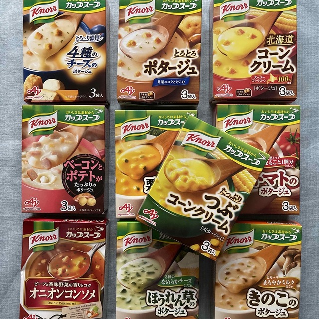 by　味の素　shop｜アジノモトならラクマ　クノールカップスープ10種類セット商品の通販　ポンタ's