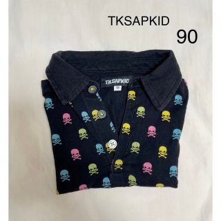 ザショップティーケー(THE SHOP TK)のTKSAPKID   ティーケーサップキッド　ドクロ　半袖　Tシャツ　ポロシャツ(Tシャツ/カットソー)