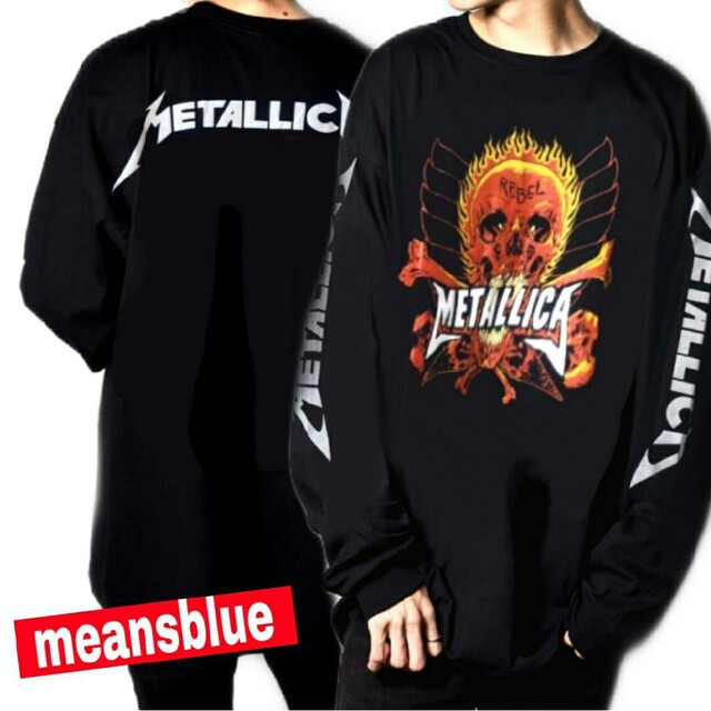 ONE OK ROCK(ワンオクロック)のXL☆長袖T METALLICA  REBEL ワンオク taka style メンズのトップス(Tシャツ/カットソー(七分/長袖))の商品写真