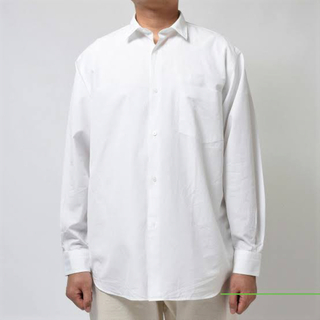 コモリ(COMOLI)のCOMOLI 22AW コモリシャツ 長袖シャツ 白シャツ(シャツ)