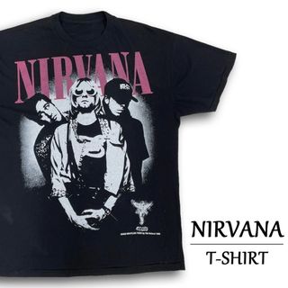 ニルヴァーナ Tシャツ 半袖  NIRVANA  イン・ユーテロ "In Utero"  バンドTシャツ  サイズ：メンズ XL 相当  ビッグサイズ  ブラック 【新品】(Tシャツ/カットソー(半袖/袖なし))