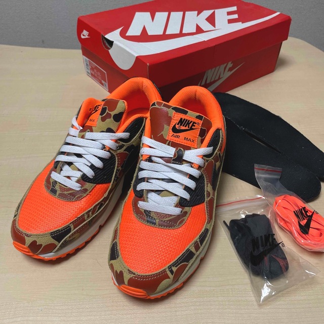 NIKE(ナイキ)のラスト値引❗️NIKE AIR MAX90SP ORANGE DUCK CAMO メンズの靴/シューズ(スニーカー)の商品写真