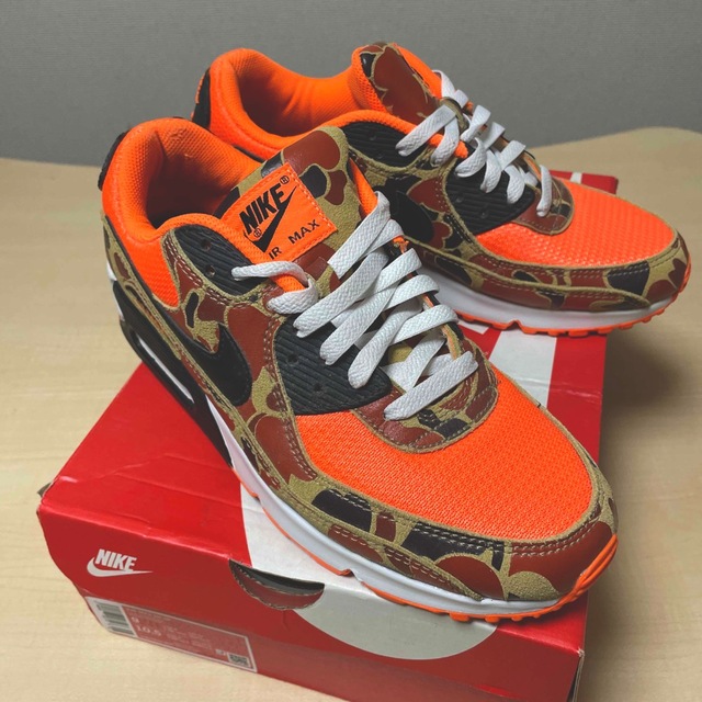 NIKE(ナイキ)のラスト値引❗️NIKE AIR MAX90SP ORANGE DUCK CAMO メンズの靴/シューズ(スニーカー)の商品写真