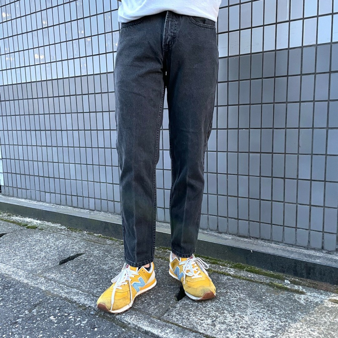 US オールドギャップ OLD GAP DENIM ブラック デニム パンツ テーパード EASY FIT サイズ：W28 L27