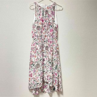 エイチアンドエム(H&M)のH&M ワンピース　花柄(ひざ丈ワンピース)