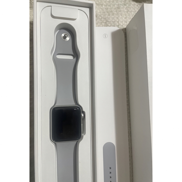 Apple Watch(アップルウォッチ)のAppleWatchSeries3 GPS+Cellular MQKM2J/A  メンズの時計(腕時計(デジタル))の商品写真