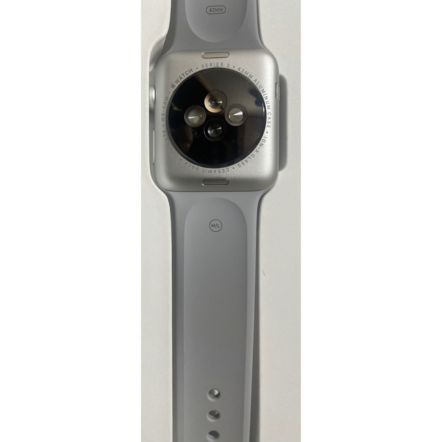 Apple Watch(アップルウォッチ)のAppleWatchSeries3 GPS+Cellular MQKM2J/A  メンズの時計(腕時計(デジタル))の商品写真