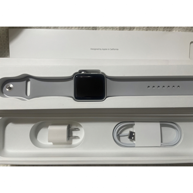 Apple Watch(アップルウォッチ)のAppleWatchSeries3 GPS+Cellular MQKM2J/A  メンズの時計(腕時計(デジタル))の商品写真