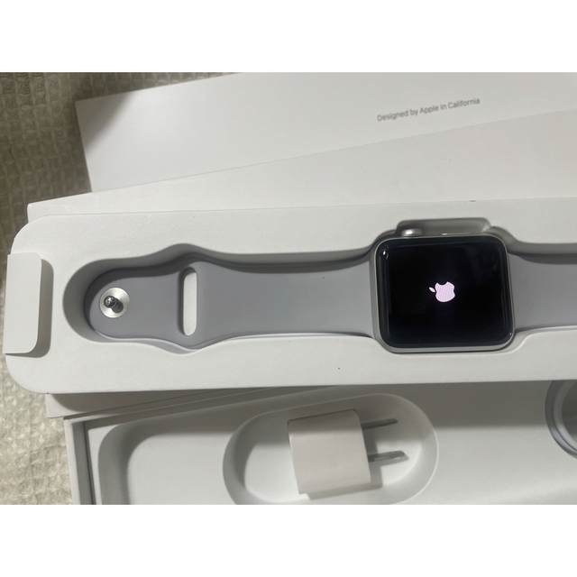 Apple Watch(アップルウォッチ)のAppleWatchSeries3 GPS+Cellular MQKM2J/A  メンズの時計(腕時計(デジタル))の商品写真