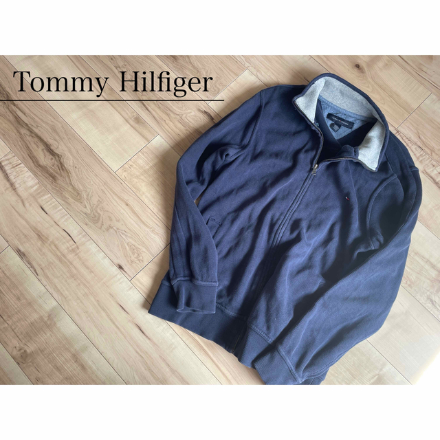 TOMMY HILFIGER(トミーヒルフィガー)のTOMMY HILFIGER トミー パーカー ネイビー メンズのトップス(パーカー)の商品写真