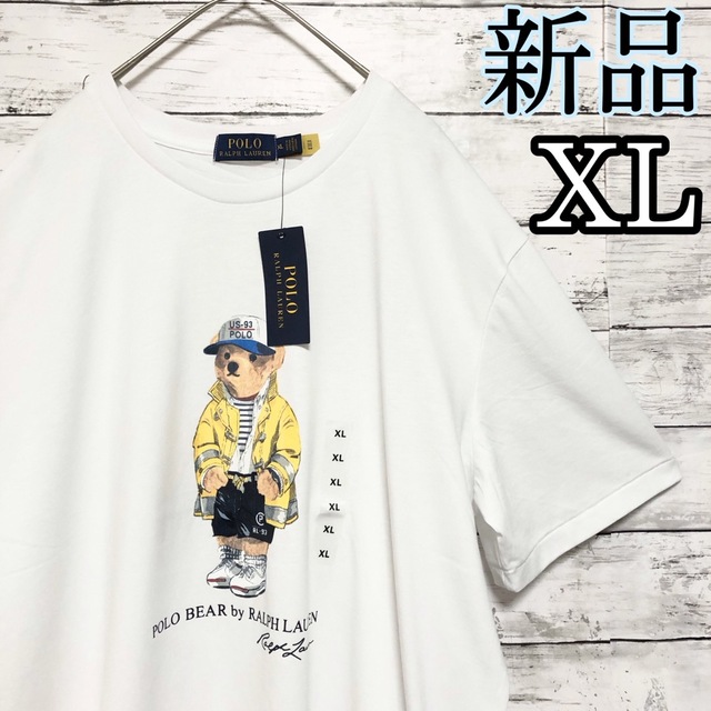 希少】新品 ポロ ラルフローレン ポロベア XL Tシャツ 未使用 白T