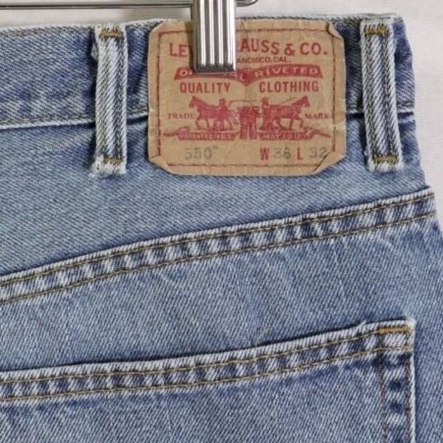 Levi's(リーバイス)のリーバイス　550 デニムパンツ　W38 L32 ワイドテーパード　メキシコ製 メンズのパンツ(デニム/ジーンズ)の商品写真