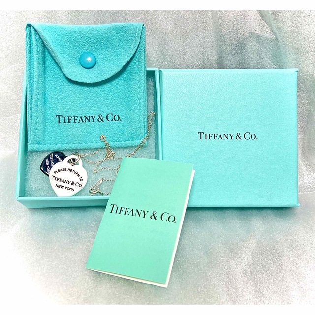 Tiffany & Co.(ティファニー)の美品★ティファニー リターントゥ ダブル ハート プラスチック タグ ネックレス レディースのアクセサリー(ネックレス)の商品写真
