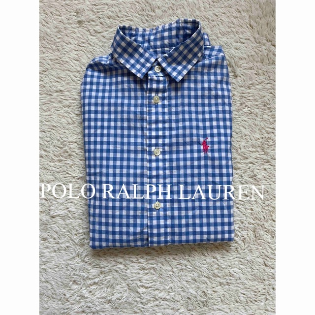 POLO RALPH LAUREN(ポロラルフローレン)の美品　ポロ　ラルフローレン　シャツ　ブラウス　トップス　ギンガムチェック　人気 レディースのトップス(シャツ/ブラウス(長袖/七分))の商品写真