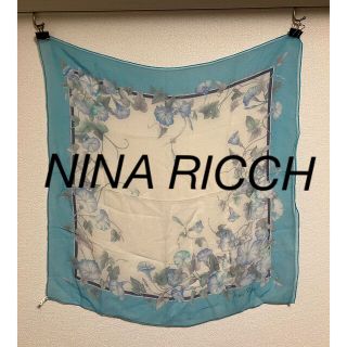 ニナリッチ(NINA RICCI)のNina RICCH silk シルク100% スカーフ(バンダナ/スカーフ)