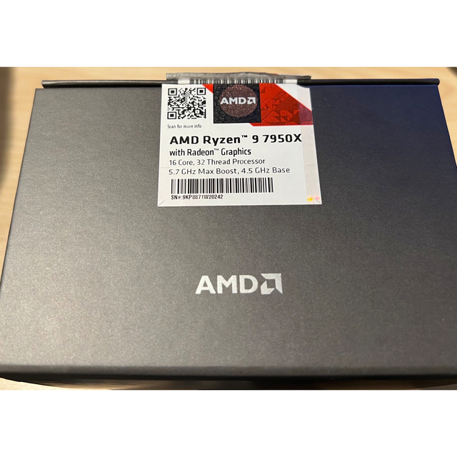 【ジャンク品】AMD Ryzen 9 7950X BOX スマホ/家電/カメラのPC/タブレット(PCパーツ)の商品写真