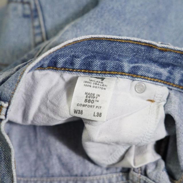 Levi's(リーバイス)のリーバイス　560 デニムパンツ　W38 L36 ワイドテーパード メンズのパンツ(デニム/ジーンズ)の商品写真