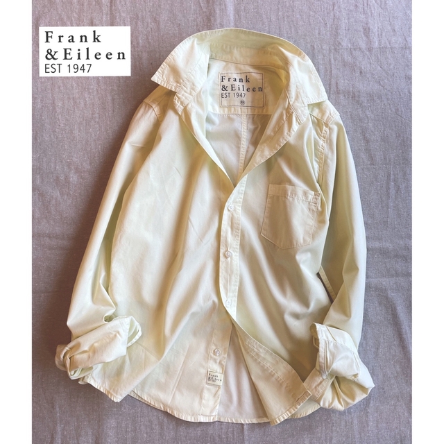 Frank&Eileen(フランクアンドアイリーン)のFrank&Eileen BARRY レモンイエロー XS 長袖シャツ ブラウス レディースのトップス(シャツ/ブラウス(長袖/七分))の商品写真