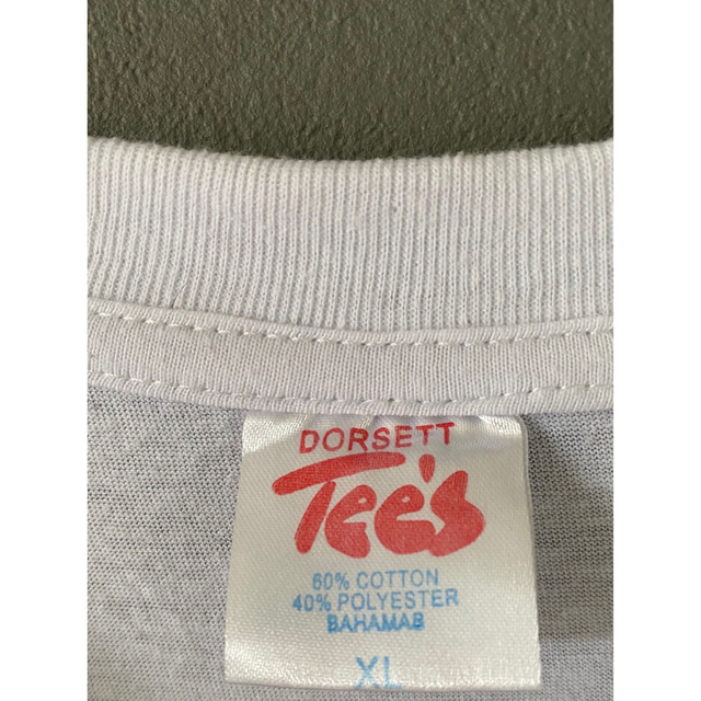 古着 ビンテージ 90s XXL ロゴ プリント ホワイト ビック Tシャツ メンズのトップス(Tシャツ/カットソー(半袖/袖なし))の商品写真