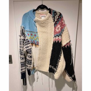 DISCOVERED - 久遠限定 DISCOVERED Fisherman ニット セーターの通販