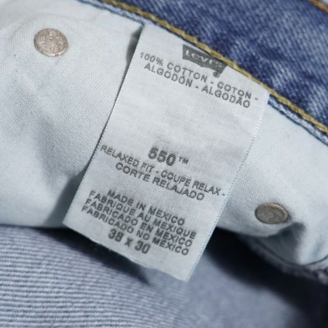 Levi's(リーバイス)のリーバイス　550 デニムパンツ　W38 L30 ワイドテーパード　メキシコ製 メンズのパンツ(デニム/ジーンズ)の商品写真