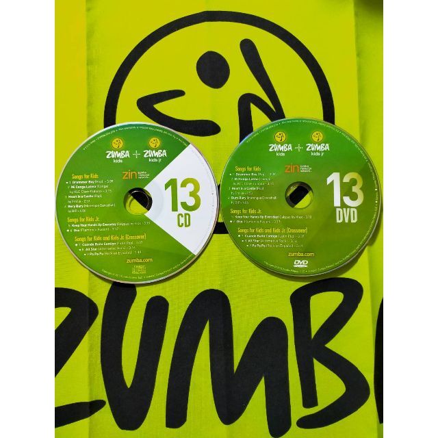 ZUMBA ズンバ KIDS 13 キッズ ジュニア CD & DVD