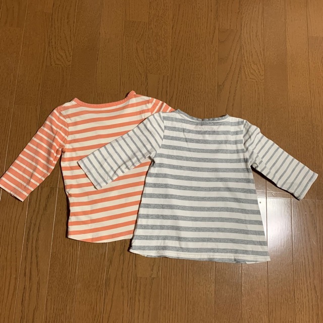 GLOBAL WORK(グローバルワーク)の【GLOBAL WORK】カットソー　2枚セット　L キッズ/ベビー/マタニティのキッズ服女の子用(90cm~)(Tシャツ/カットソー)の商品写真