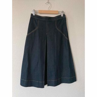 ジルサンダーネイビー(JIL SANDER NAVY)のジルサンダーネイビー　デニムスカート(ひざ丈スカート)