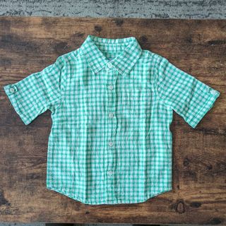 ベビーギャップ(babyGAP)のbabyGAP ギンガムチェックシャツ 100(その他)